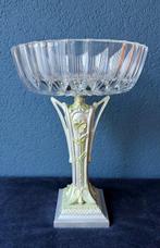 Tafelmiddenstuk - Zamak, Gepatineerd - Kristal - Centerpiece, Antiek en Kunst