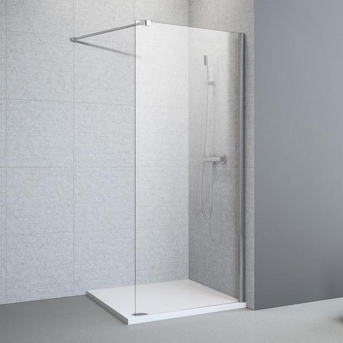 Aanbieding: Douchewand BWS Highrise 120x225 cm Nano chroom, Doe-het-zelf en Bouw, Sanitair, Douche, Nieuw, Chroom, Ophalen of Verzenden