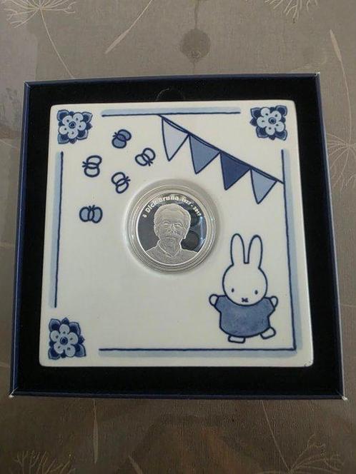 Pays-Bas. 65 jaar nijntje Zilver 1 ounce – Royal Delft, Postzegels en Munten, Munten | Nederland