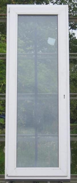 pvc terrasraam ,  raam , chassis 87 x 245 wit 3 dubbel glas, Doe-het-zelf en Bouw, Raamkozijnen en Schuifdeuren, Inclusief glas