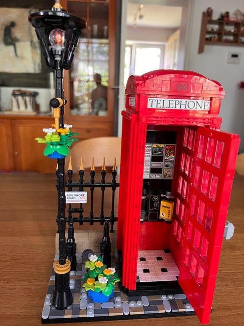 Lego - Ideas - 21347 - Rote Londoner Telefonzelle - 2020+, Kinderen en Baby's, Speelgoed | Duplo en Lego