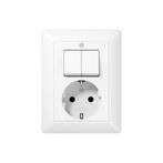Jung AS 5575 EU WW Interrupteur combiné série blanc alpin -, Doe-het-zelf en Bouw, Verzenden, Nieuw