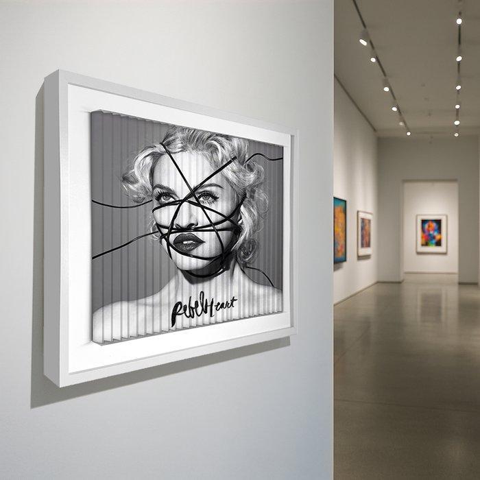 Poplea - Cinétique 3 en 1 MADONNA REBEL HEART (2000), Antiek en Kunst, Kunst | Schilderijen | Modern