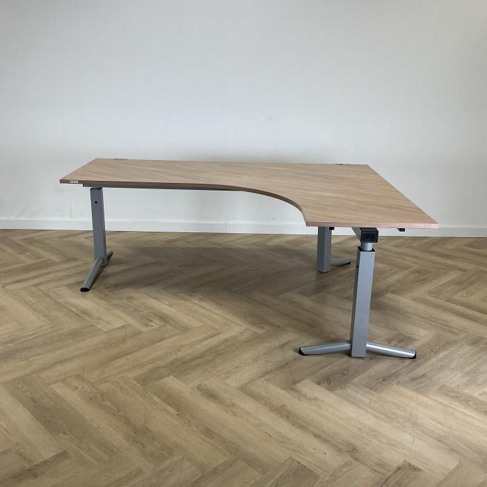 Oka hoekbureau (rechts) 200x160 cm,  Beuken-Grijs, Huis en Inrichting, Bureaus, Bureau, Gebruikt