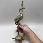 Kandelaber 36 cm - Koper - Schildpad en de kraan