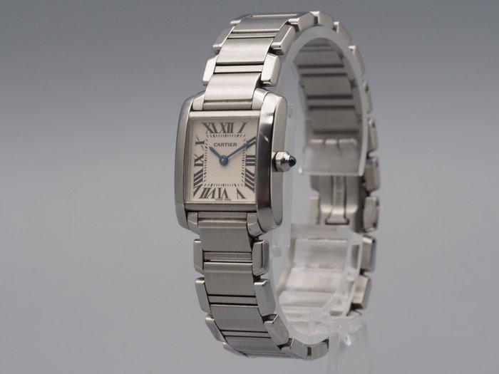 Cartier - Tank Française - Sans prix de réserve - 2384 -, Handtassen en Accessoires, Horloges | Heren