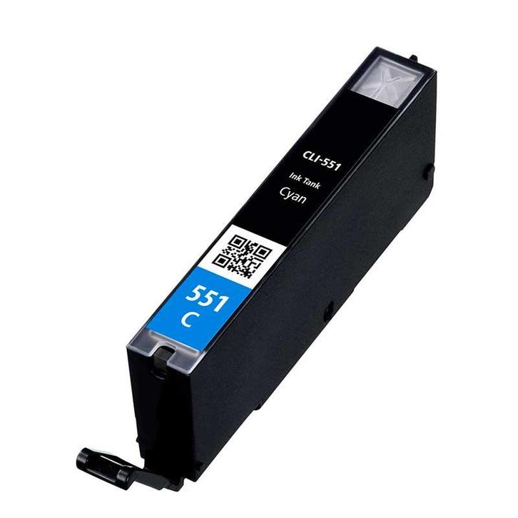 Huis-Merk  CANON  CLI-551 XL Cyan 14ml + Chip 247Print, Informatique & Logiciels, Fournitures d'imprimante, Envoi