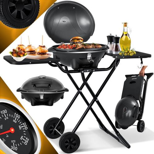 KESSER® Elektrische Barbecue - 2in1 Tafelgrill - 2400W - Zwa, Huis en Inrichting, Woonaccessoires | Overige, Verzenden