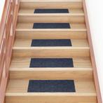 vidaXL Trapmatten Zelfklevend 15 stuks 60x25 cm Grijs Blauw, Doe-het-zelf en Bouw, Verzenden, Nieuw