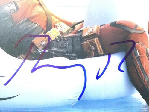 Deadpool - Signed by Ryan Reynolds, with Letter of, Verzamelen, Film en Tv
