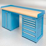 Datona Werkbank PRO bamboe - 6 lades - opbergkast - 200 cm, Doe-het-zelf en Bouw, Ophalen of Verzenden, Nieuw