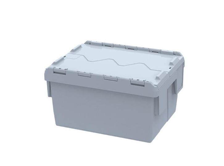 Distributiebak 400x300x210 mm Nestbaar Stapelbaar Grijs, Zakelijke goederen, Kantoor en Winkelinrichting | Magazijn, Stelling en Opslag