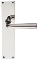 Deurklink op blind schild TIMELESS 1925MPSFC glans nikkel, Doe-het-zelf en Bouw, Deuren en Vliegenramen, Nieuw