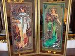 Alphonse Mucha (après) - Miroir mural (2)- Printemps &, Antiek en Kunst