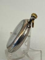 Cilindro Argento Tedesco . 10 Rubis . Remontoir . Firmato, Handtassen en Accessoires, Horloges | Heren, Nieuw