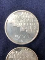 België. Boudewijn I. 500 F 1980 2 stuks (Zonder, Postzegels en Munten