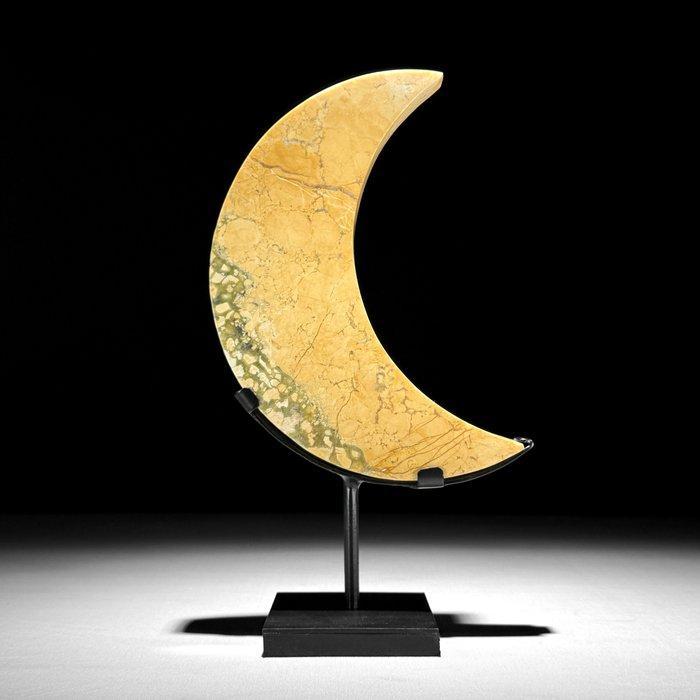 Geen reserveprijs - Prachtige onyx Crescent Moon -gevormd op, Antiquités & Art, Art | Objets design