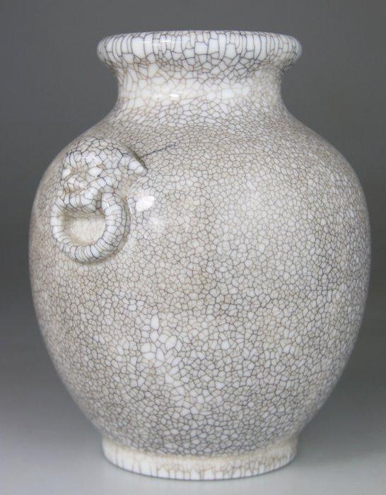 Vaas en porselein Celadon glazuur emaille craquelé -, Antiek en Kunst, Antiek | Overige Antiek