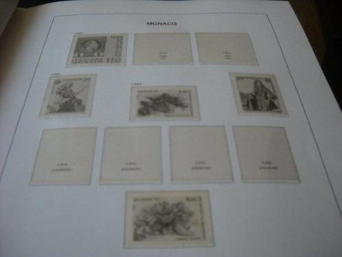 Zwitserland - Davo Luxe album van Monaco 1976 tot 1990, Postzegels en Munten, Postzegels | Europa | België