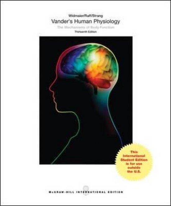 Vanders Human Physiology 9781259080821 Eric Widmaier, Boeken, Taal | Engels, Gelezen, Verzenden