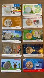 Pays-Bas. 5 Euro / 10 Euro 2013/2021 (10 coincards), Postzegels en Munten, Munten | Europa | Euromunten