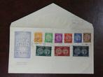 Israël 1948 - FDC Doar Ivri y compris haute valeurs, Postzegels en Munten, Gestempeld