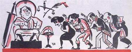 Op de Europese rechterstoel (lijst optie, Lithos), Antiek en Kunst, Kunst | Litho's en Zeefdrukken, Verzenden