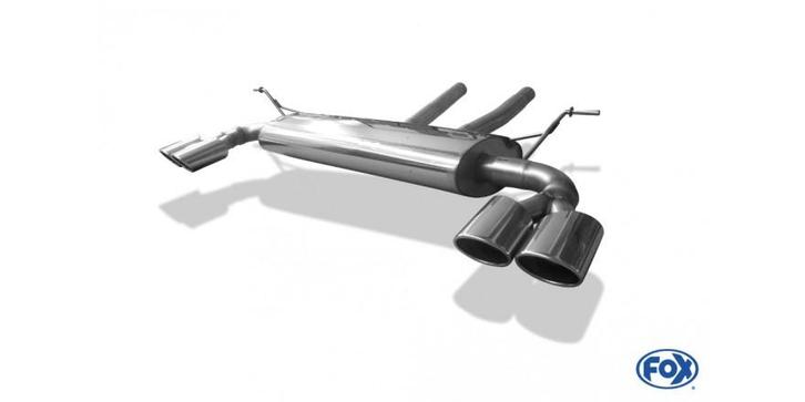 FOX Porsche Cayenne einddemper rechts/links met Y-aansluitst, Autos : Pièces & Accessoires, Systèmes d'échappement, Envoi