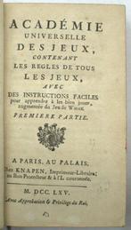 L’Académie universelle des jeux, Contenant les règles de