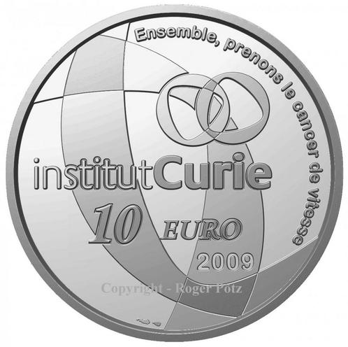 Frankreich 10 Euro 2009 Institut Marie Curie zilver Pp, Postzegels en Munten, Munten | Europa | Euromunten, België, Verzenden