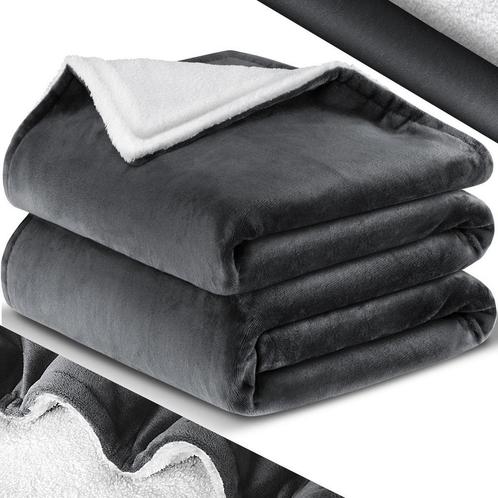 KESSER® XL Fleece deken - Extra zacht - 150x200cm - Antracie, Huis en Inrichting, Overige Huis en Inrichting, Verzenden
