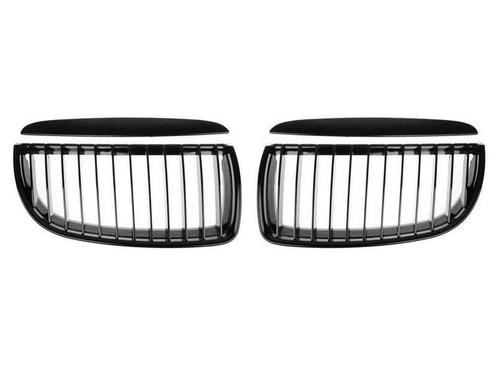 Glanzend Zwart Nieren (Gril Set) BMW 3 Serie E90 E91 B0235, Auto-onderdelen, Carrosserie, Nieuw, BMW, Voor, Links, Rechts