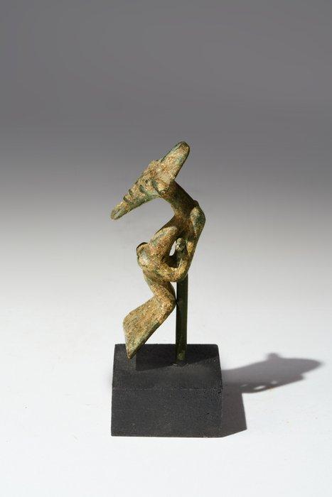 Een bronzen beeldhouwwerk - Kulango - Ivoorkust (Zonder, Antiek en Kunst, Kunst | Niet-Westerse kunst