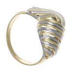 Ring - 18 karaat Geel goud, Witgoud, Handtassen en Accessoires, Ringen, Nieuw