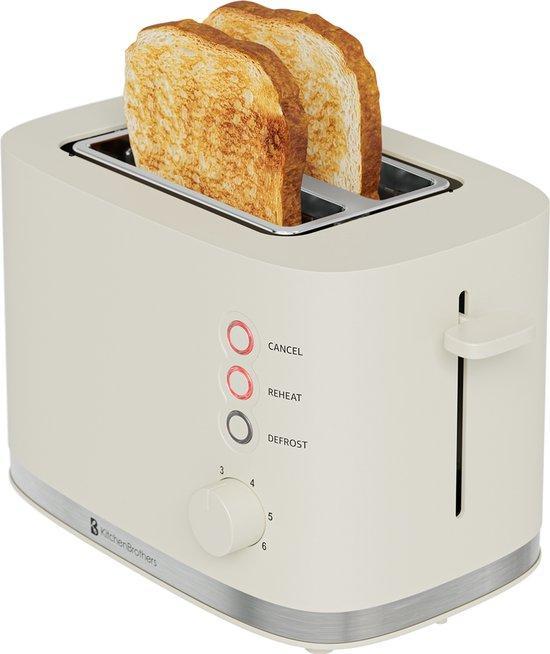 2dekans | KitchenBrothers Broodrooster – 6 Warmtestanden –, Elektronische apparatuur, Broodroosters, Ophalen of Verzenden