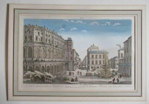 Italië - Rome; Motley Lainnèe - Vue du Fameux Theatre de, Boeken, Atlassen en Landkaarten