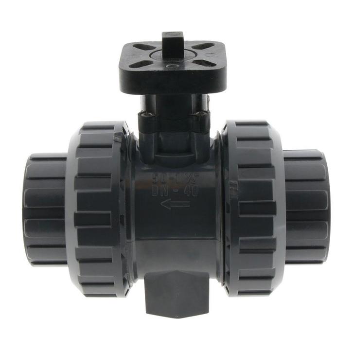 G2'' PVC Kogelkraan ISO-Top Dubbele Wartel - PB, Bricolage & Construction, Bricolage & Rénovation Autre, Envoi