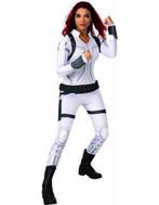Black widow witte jumpsuit voor dames, Ophalen of Verzenden, Nieuw
