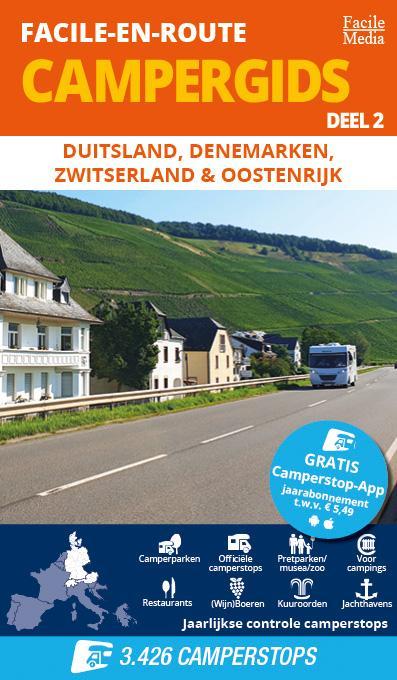 Facile-en-Route Campergids / 2 / Facile-en-Route, Boeken, Reisgidsen, Zo goed als nieuw, Verzenden