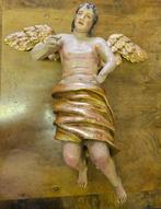 sculptuur, Putten Engel - 48 cm - Hout