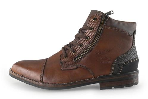 Rieker Veterboots in maat 41 Cognac | 5% extra korting, Kleding | Dames, Schoenen, Overige kleuren, Gedragen, Overige typen, Verzenden