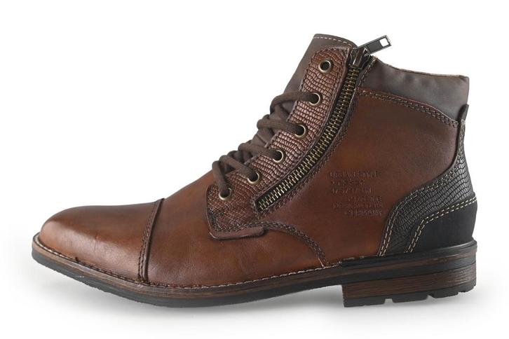 Rieker Veterboots in maat 41 Cognac | 5% extra korting, Kleding | Dames, Schoenen, Overige kleuren, Gedragen, Overige typen, Verzenden