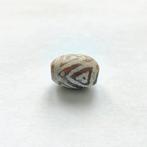 Oud-Burmaanse, Pyu-staten Geëtste carneool XS Ovale Kraal