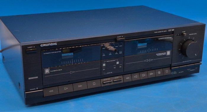 Grundig - CCF 301 – High Fidelity Twin Cassette Deck Lecteur, Audio, Tv en Foto, Radio's