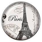 Fako Bijoux® - Click Button - Glas - Eiffeltoren Paris, Nieuw, Verzenden