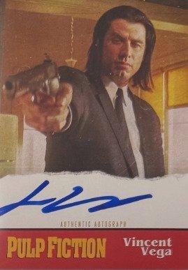 Pulp Fiction - John Travolta - Trading Card - Autograph -, Collections, Cinéma & Télévision