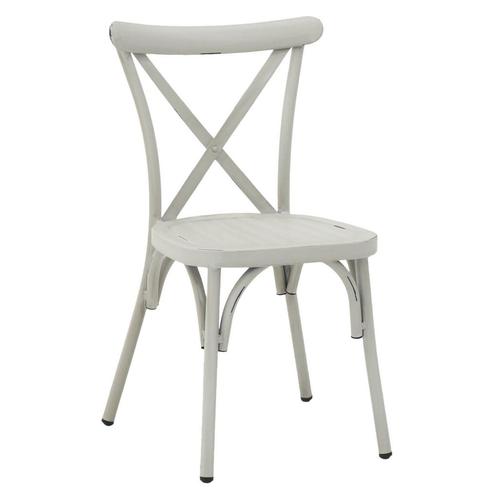 Stoel | GARLAND | Aluminium | White | In-/Outdoor |, Zakelijke goederen, Horeca | Keukenapparatuur, Nieuw in verpakking, Verzenden