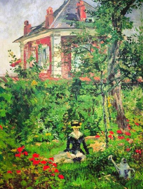 Édouard Manet (1832–1883) (after) - Un Coin du Jardin de, Antiek en Kunst, Curiosa en Brocante