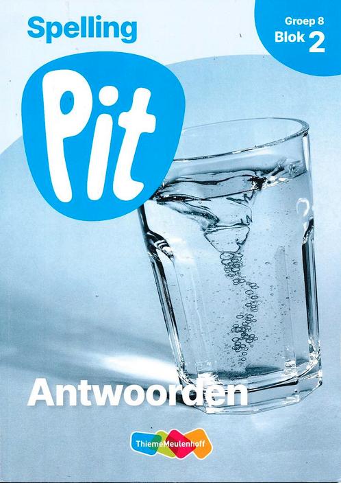 Pit Antwoorden Spelling blok 2 groep 8, Livres, Livres scolaires, Envoi