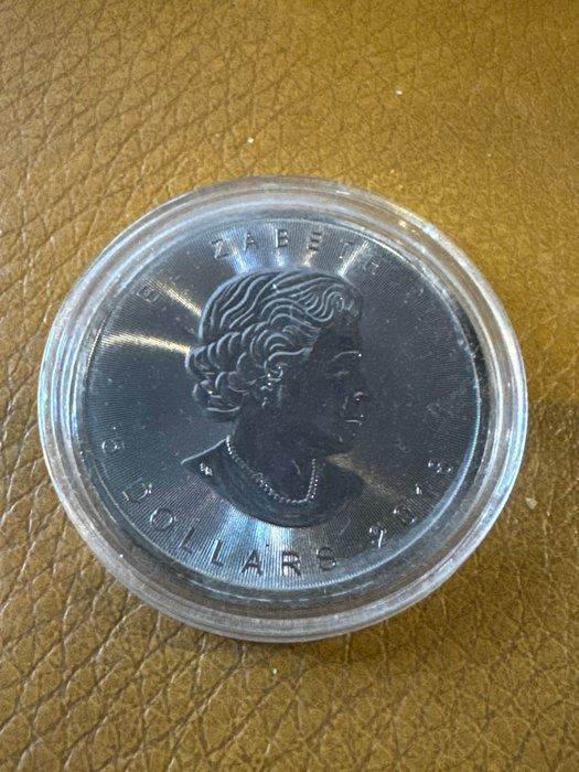 Canada. 2018 Black Maple Leaf Blood Skull Kanada 1 oz, Timbres & Monnaies, Monnaies | Europe | Monnaies non-euro